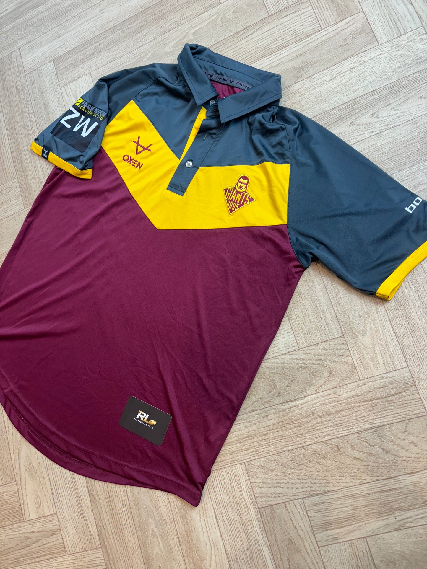 2025 Huddersfield Giants players polo shirt - Zac Woolford