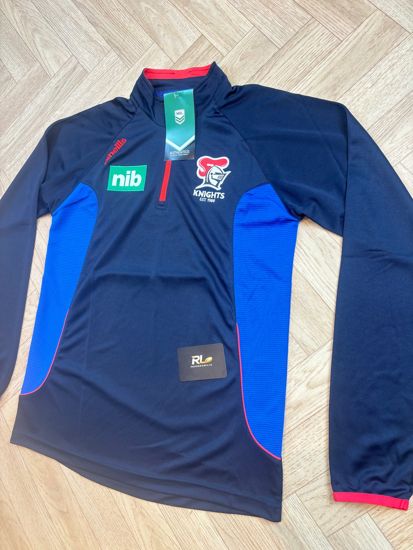 Newcastle knights Training 1/4 Zip