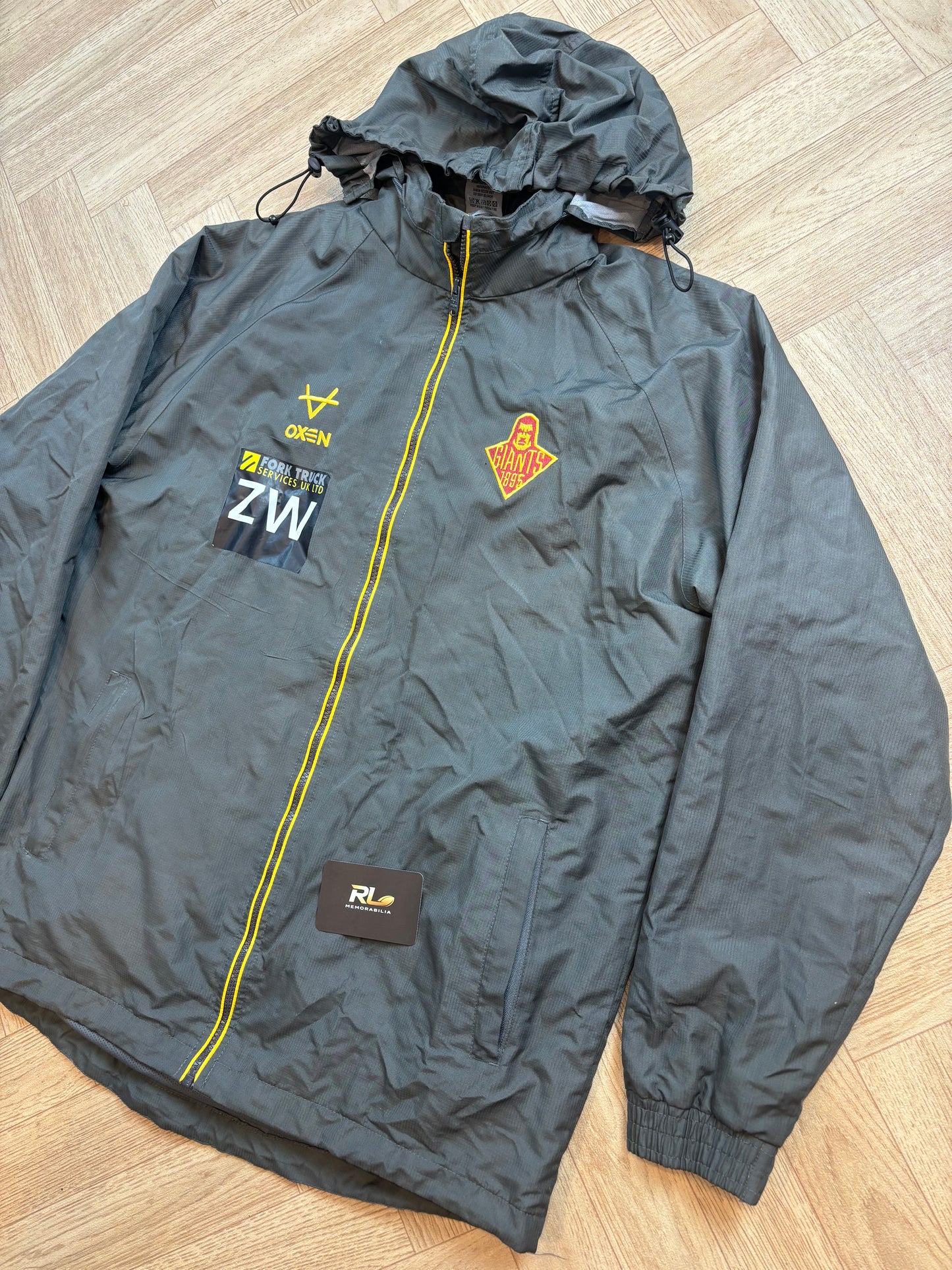 2025 Huddersfield giants player spray jacket - Zac Woolford
