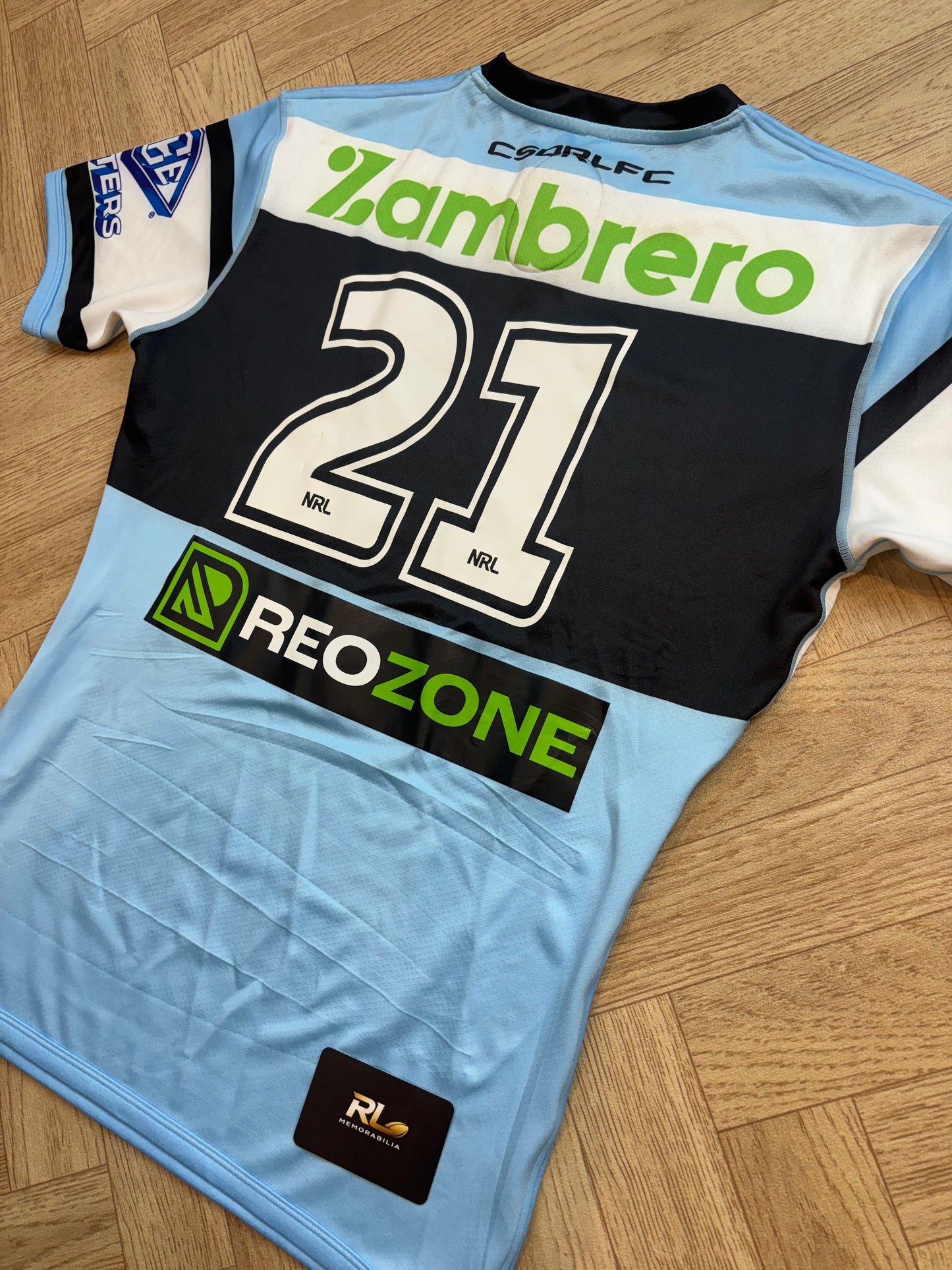 Cronulla Sharks 2025 Match Worn Finals Jersey - Nikora