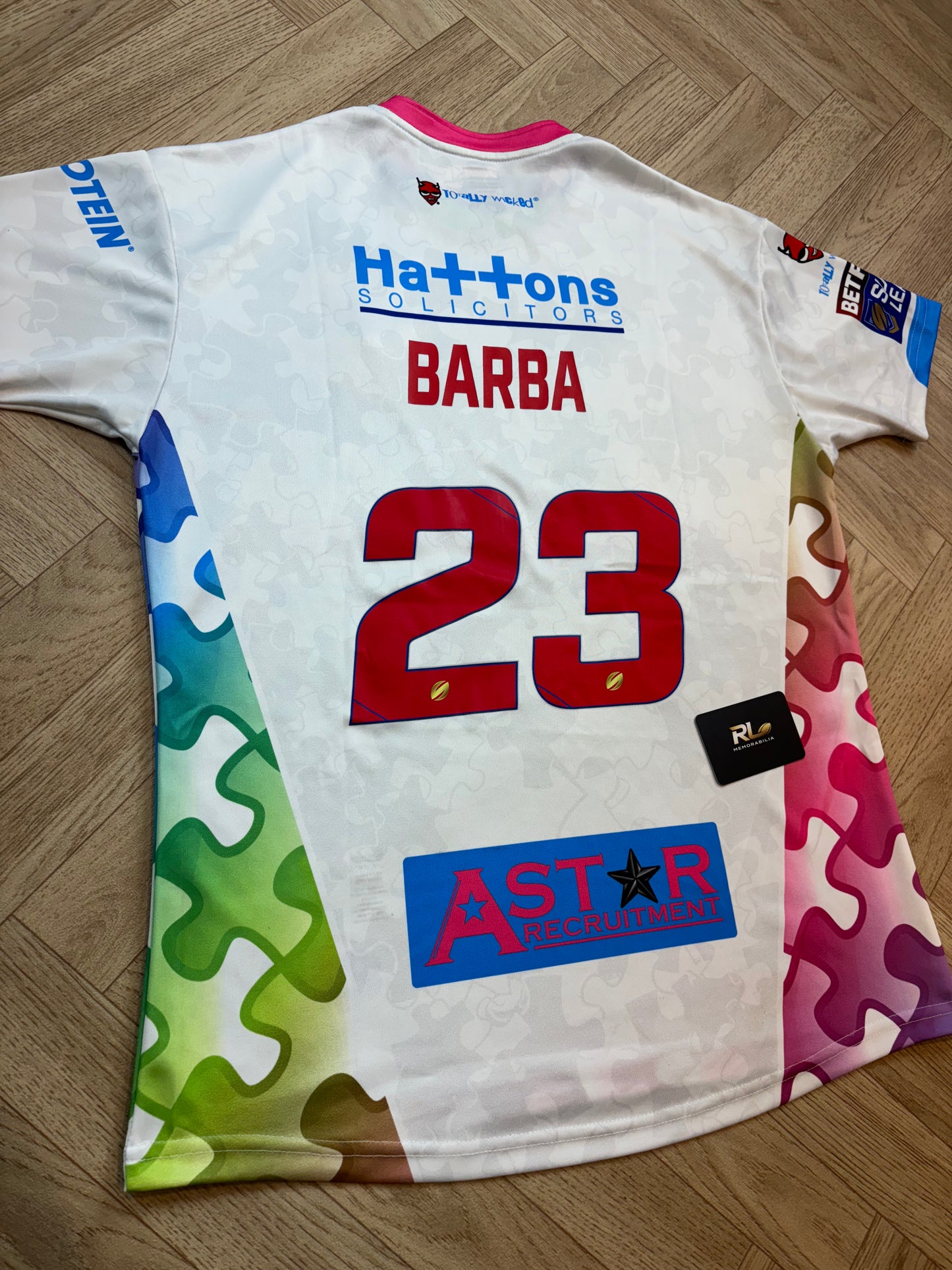 2018 St Helens Magic weekend jersey - 23 BARBA