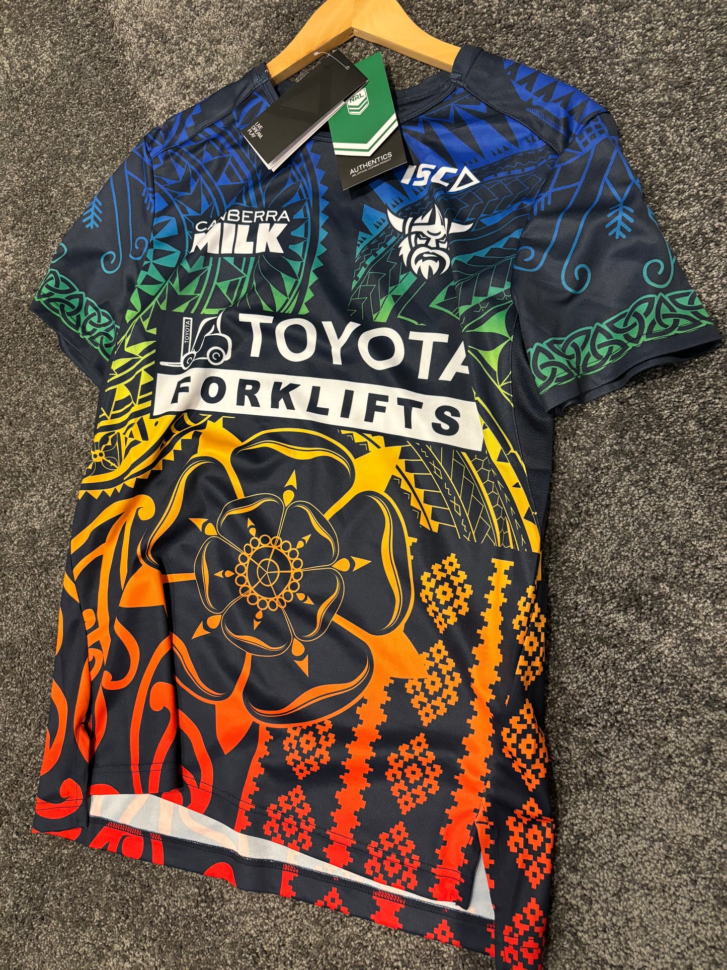 Canberra Raiders 2024 Multicultural Run Out T-Shirt