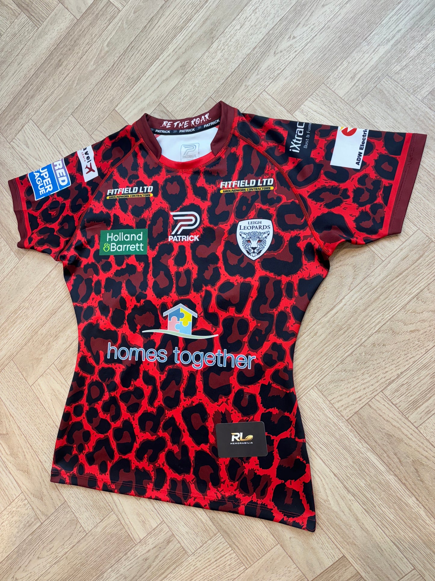 Leigh Leopards 2024 Home match worn Jersey - J Gannon