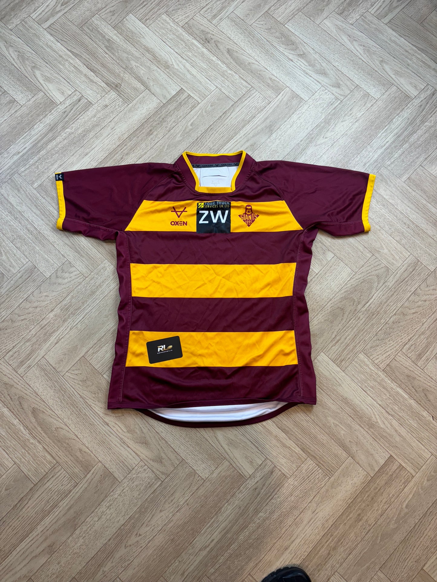 2025 Huddersfield giants players wrestle jersey - Zac Woolford