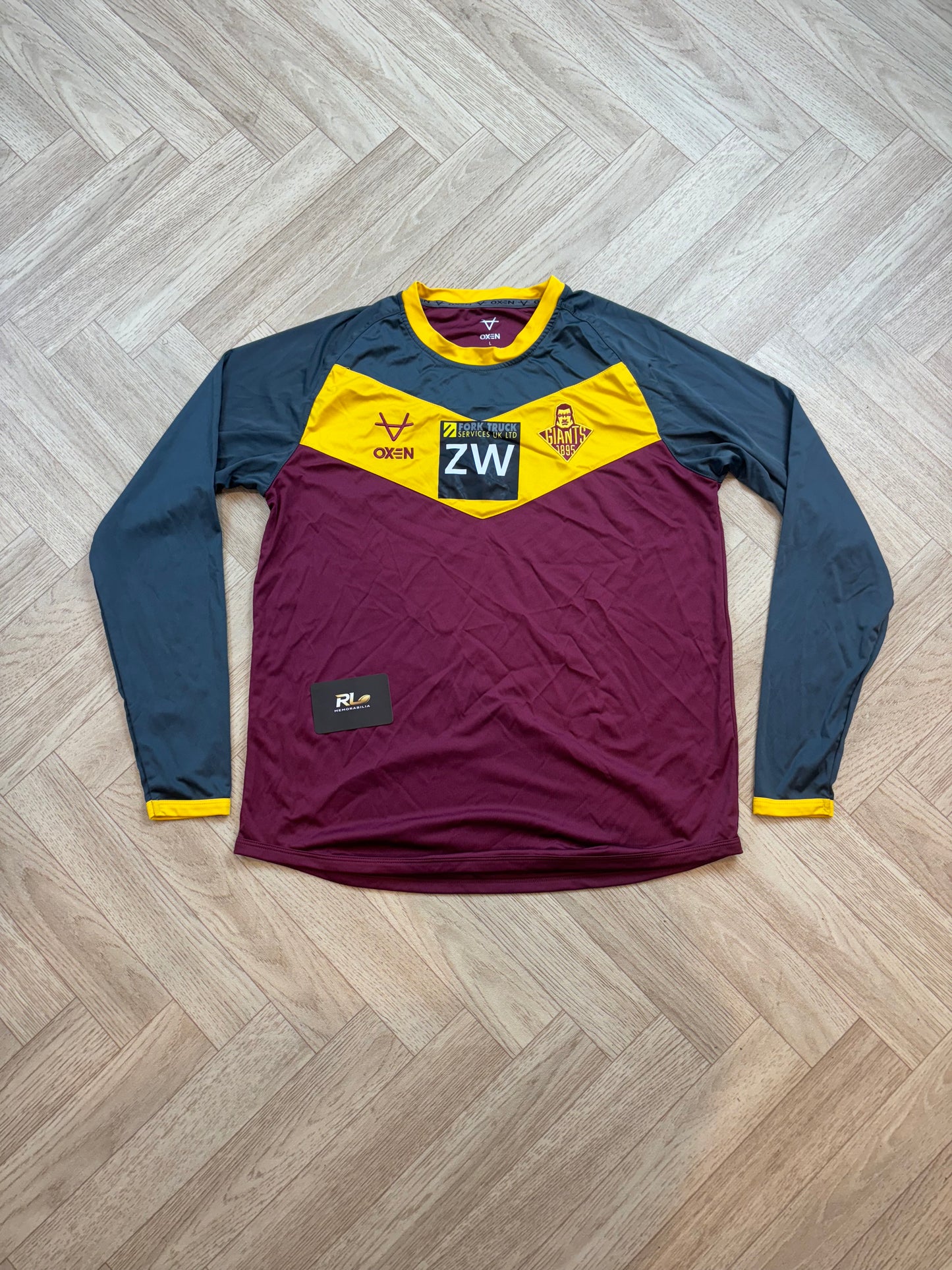 2025 Huddersfield Giants Player long sleeve tee - Zac Woolford