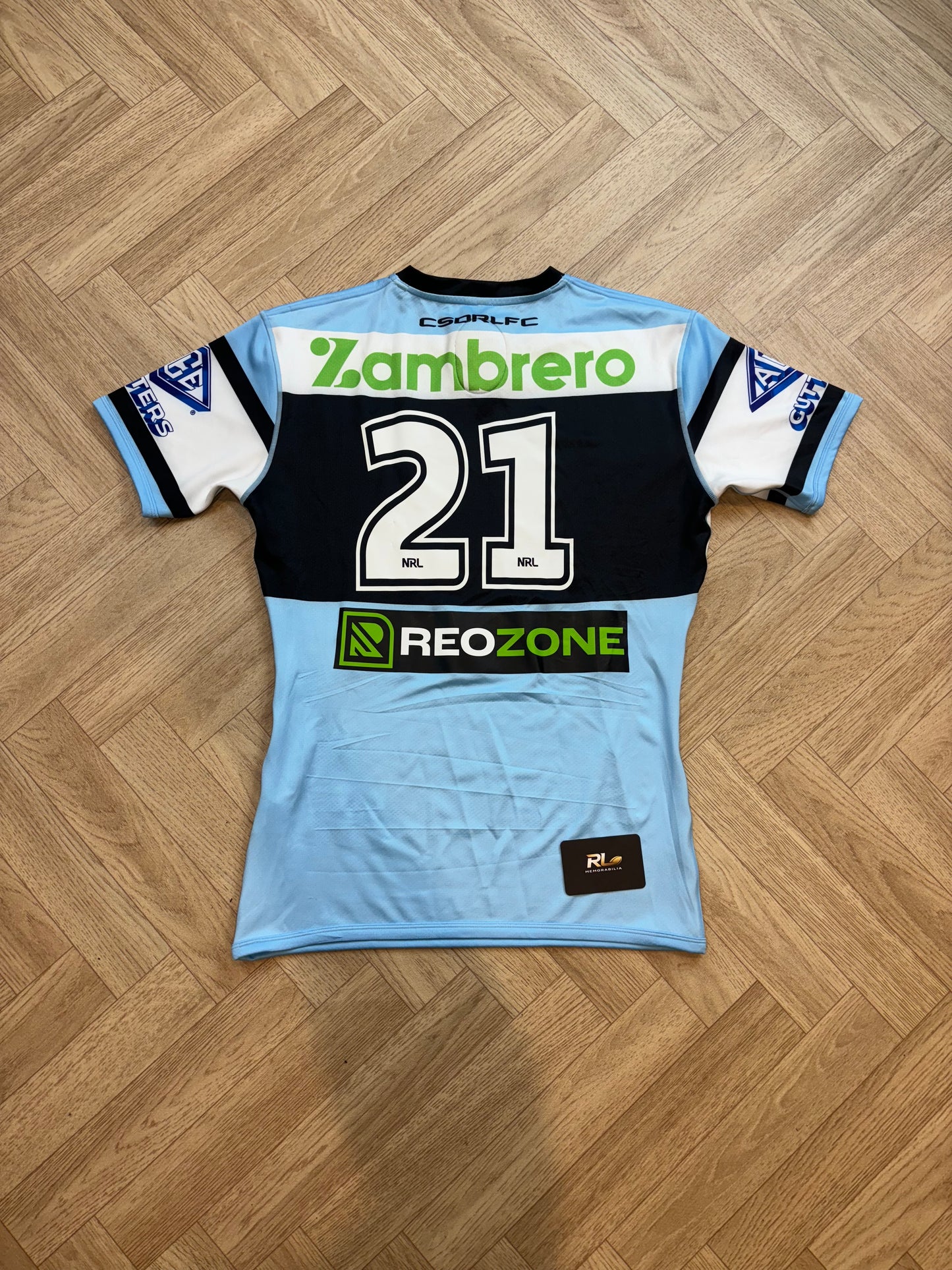 Cronulla Sharks 2025 Match Worn Finals Jersey - Nikora