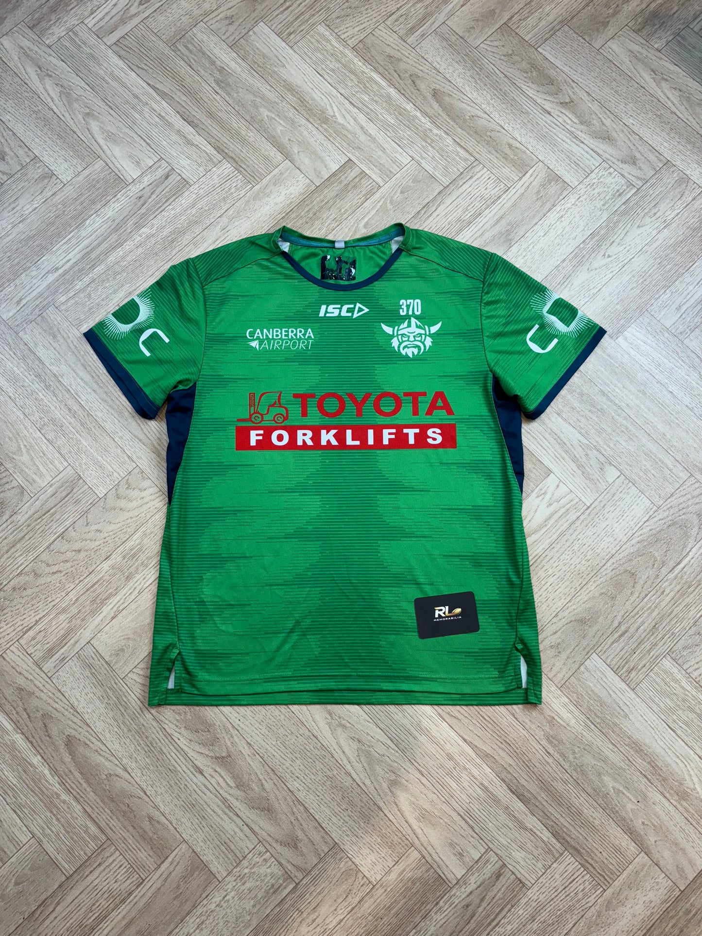 2025 Canberra Raiders Player Worn Training Shirt