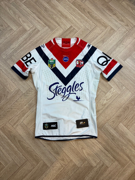 2017 Sydney Roosters Match Worn Away Jersey