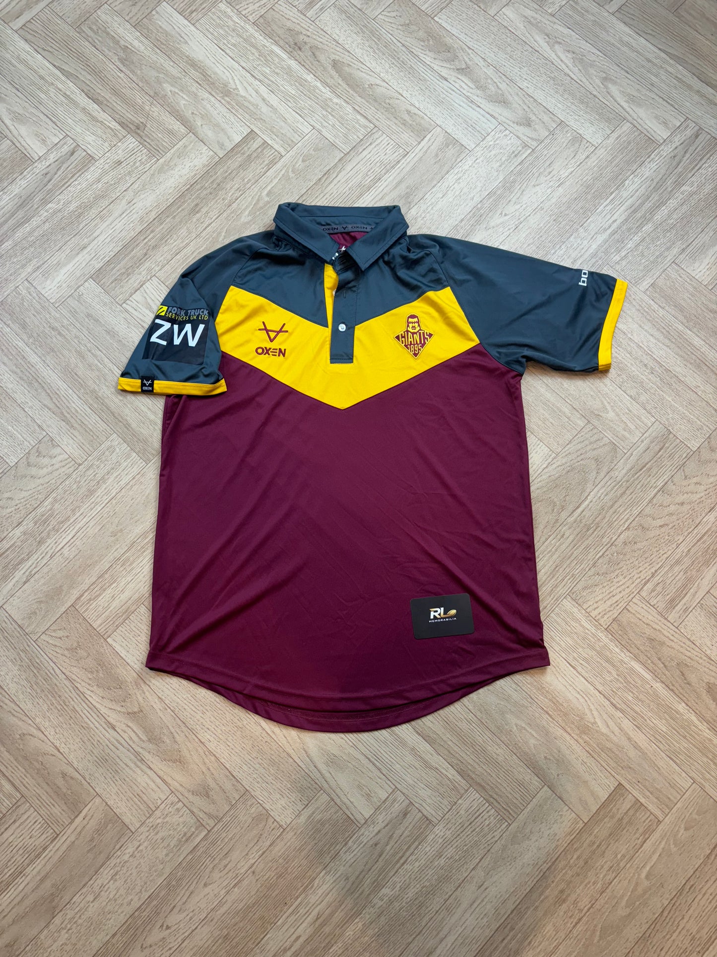 2025 Huddersfield Giants players polo shirt - Zac Woolford