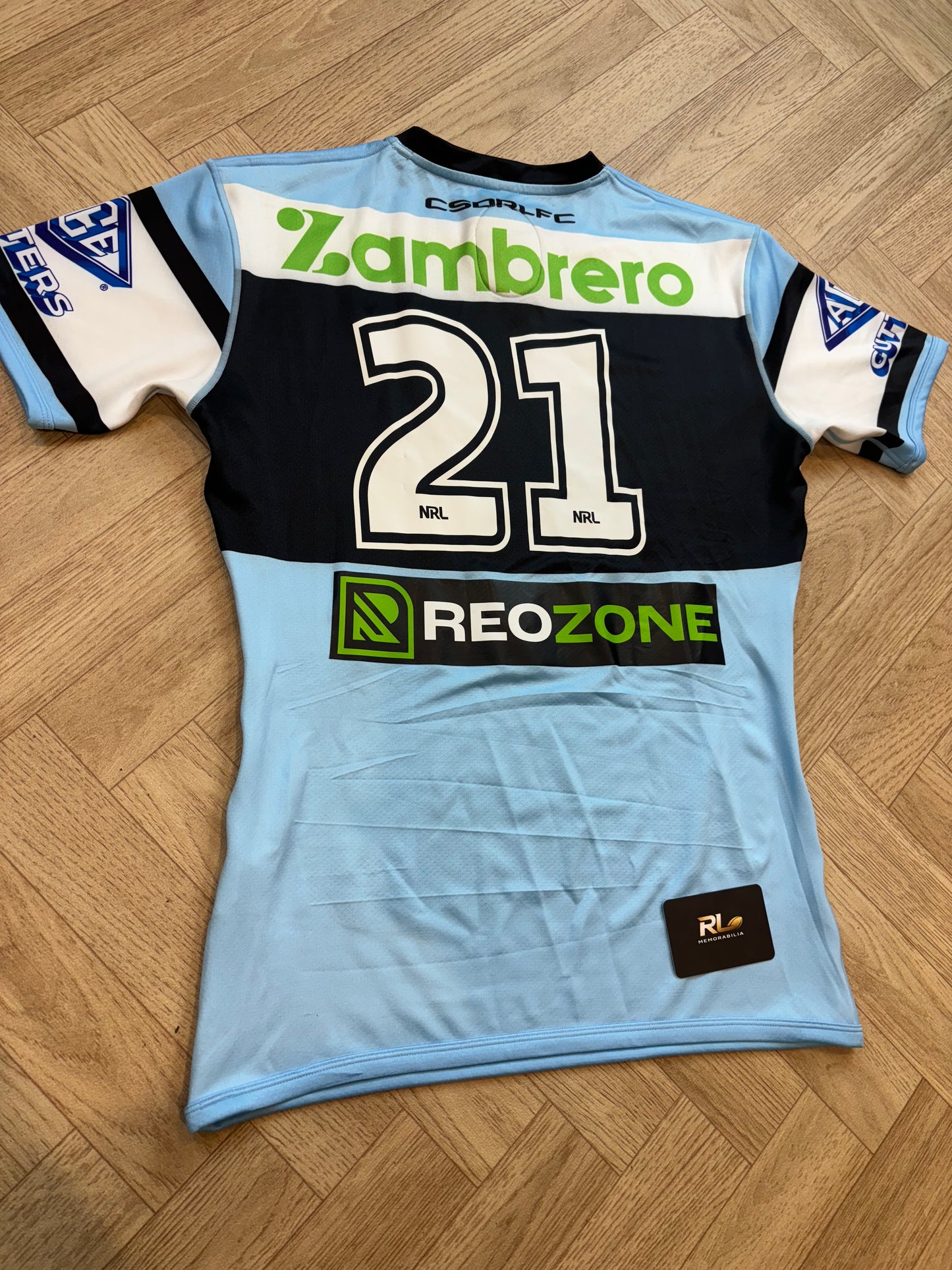 Cronulla Sharks 2025 Match Worn Finals Jersey - Nikora