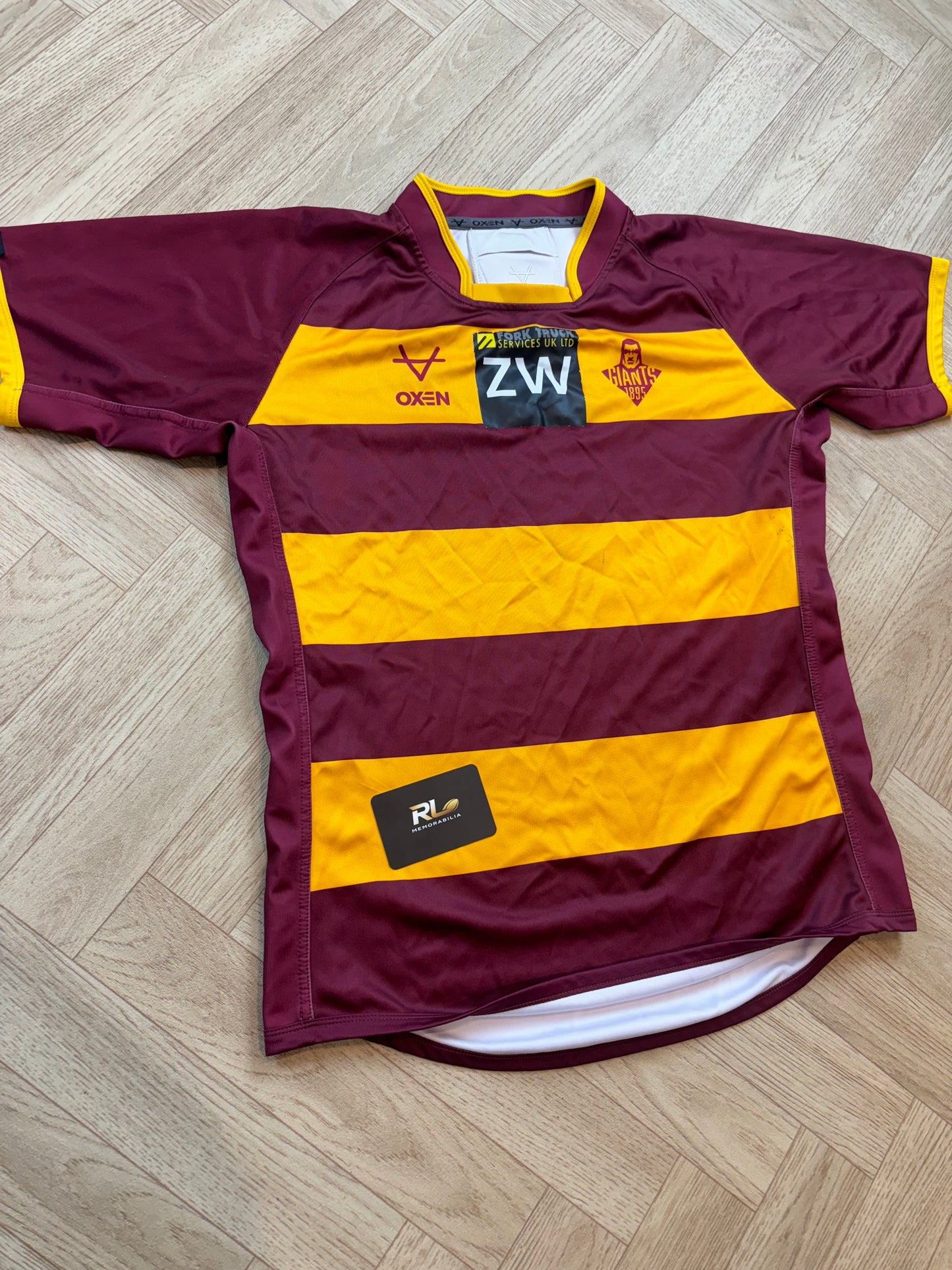 2025 Huddersfield giants players wrestle jersey - Zac Woolford