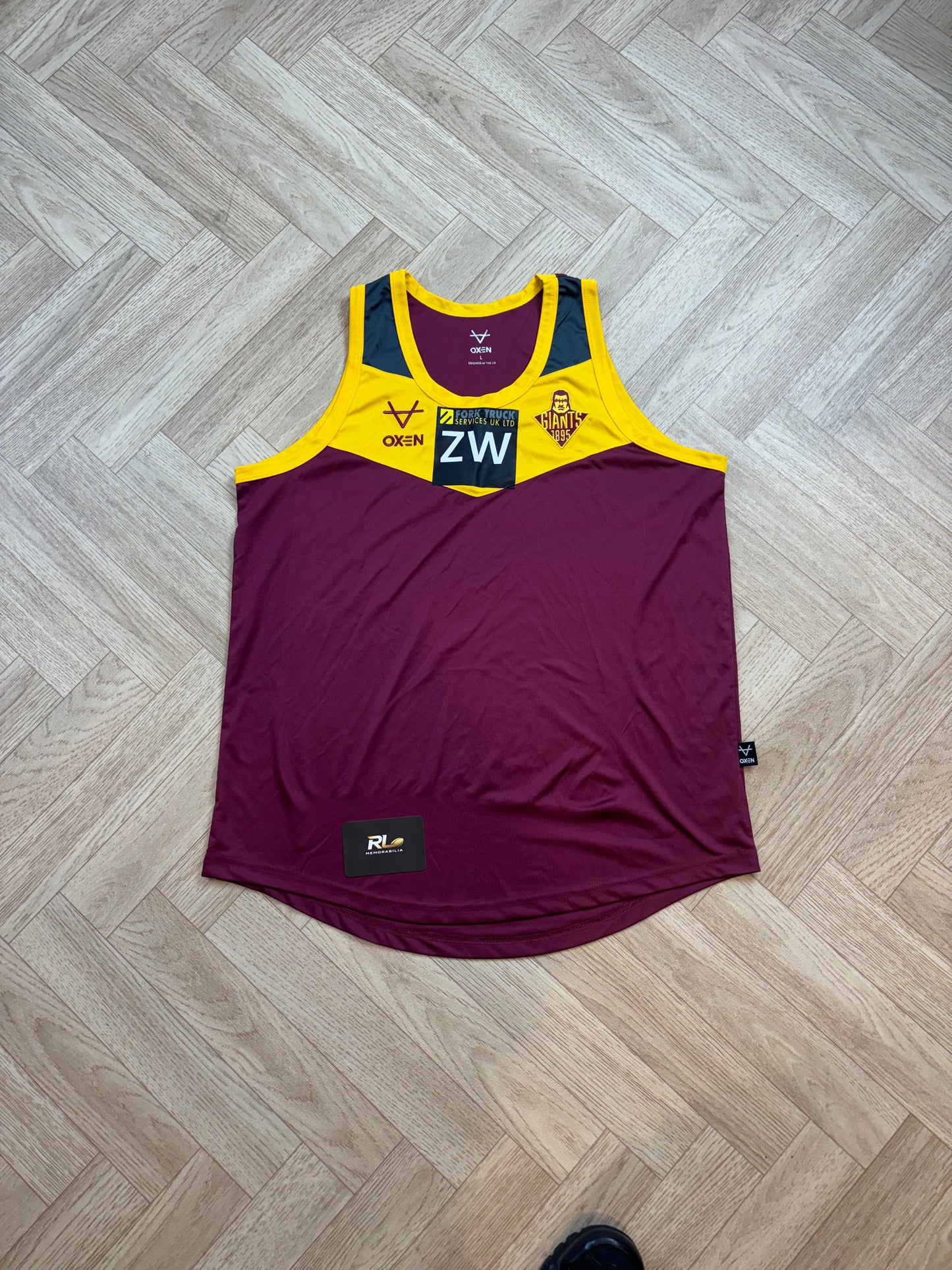 2025 Huddersfield giants player vest - Zac Woolford