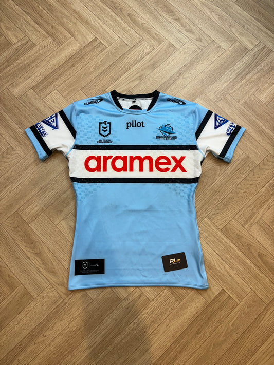 Cronulla Sharks 2025 Match Worn Finals Jersey - Nikora