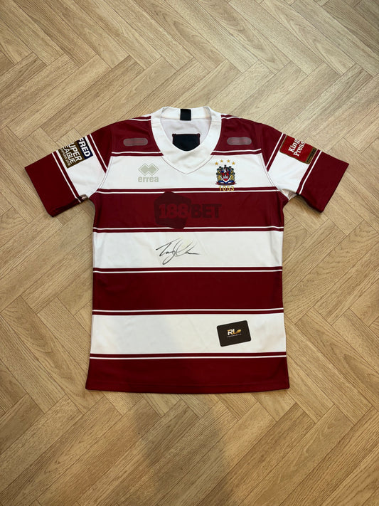 Wigan Warriors 2017 Match Worn Special Edition Jersey - Tony Clubb