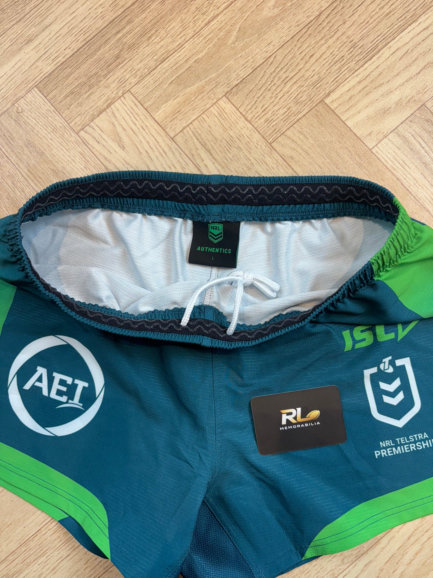 2025 Canberra Raiders Vegas Match Issued Short