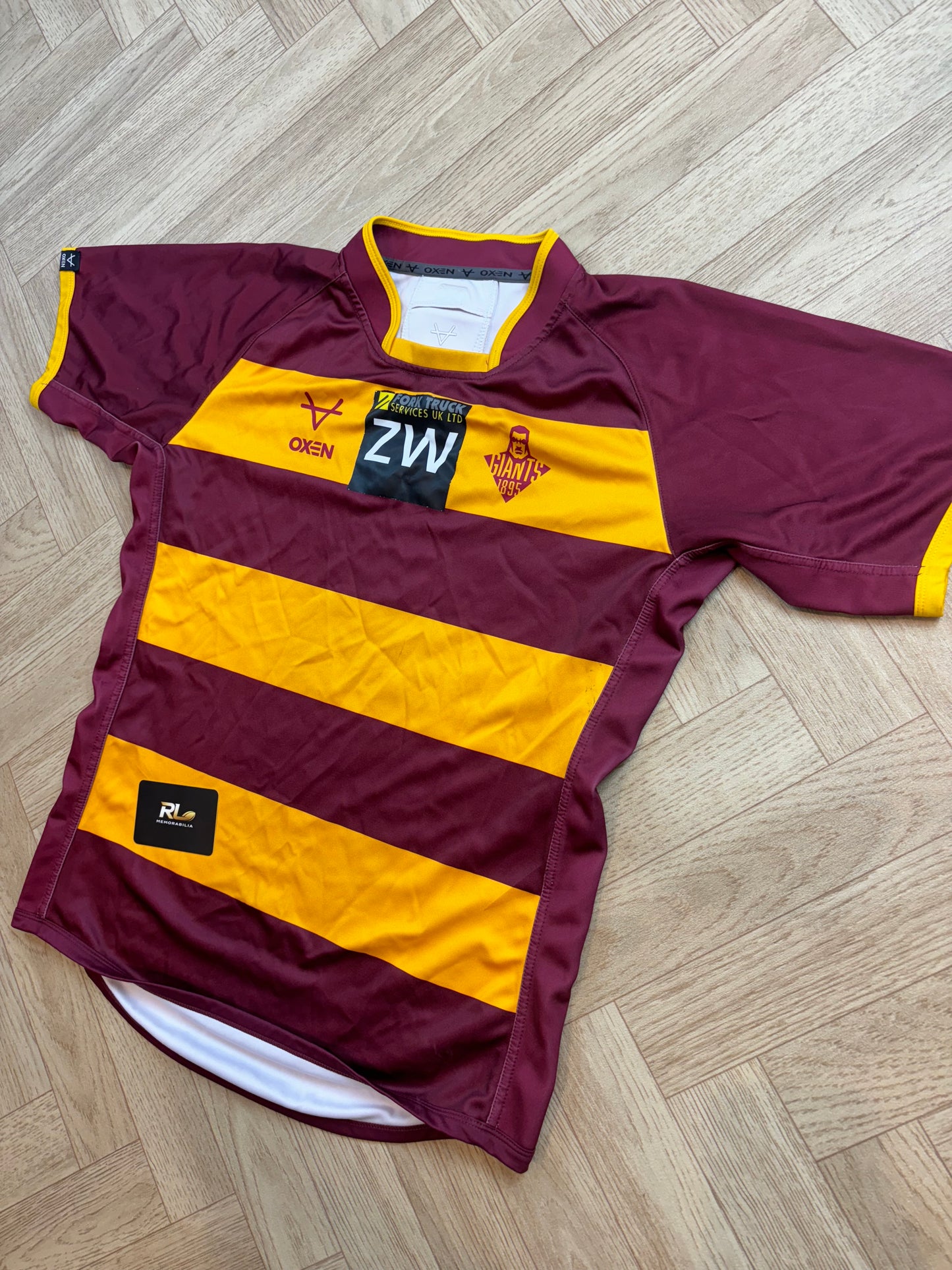 2025 Huddersfield giants players wrestle jersey - Zac Woolford