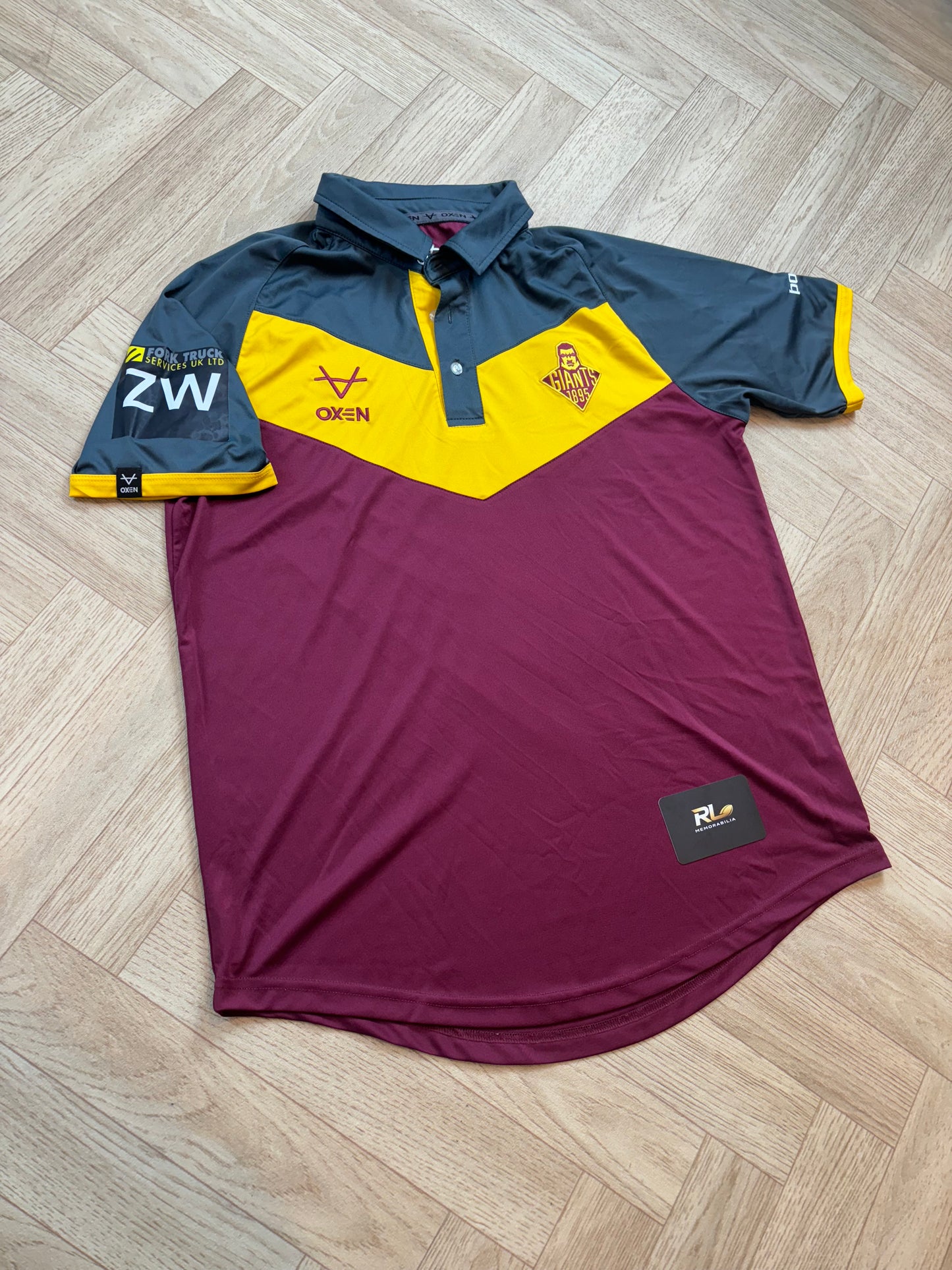 2025 Huddersfield Giants players polo shirt - Zac Woolford