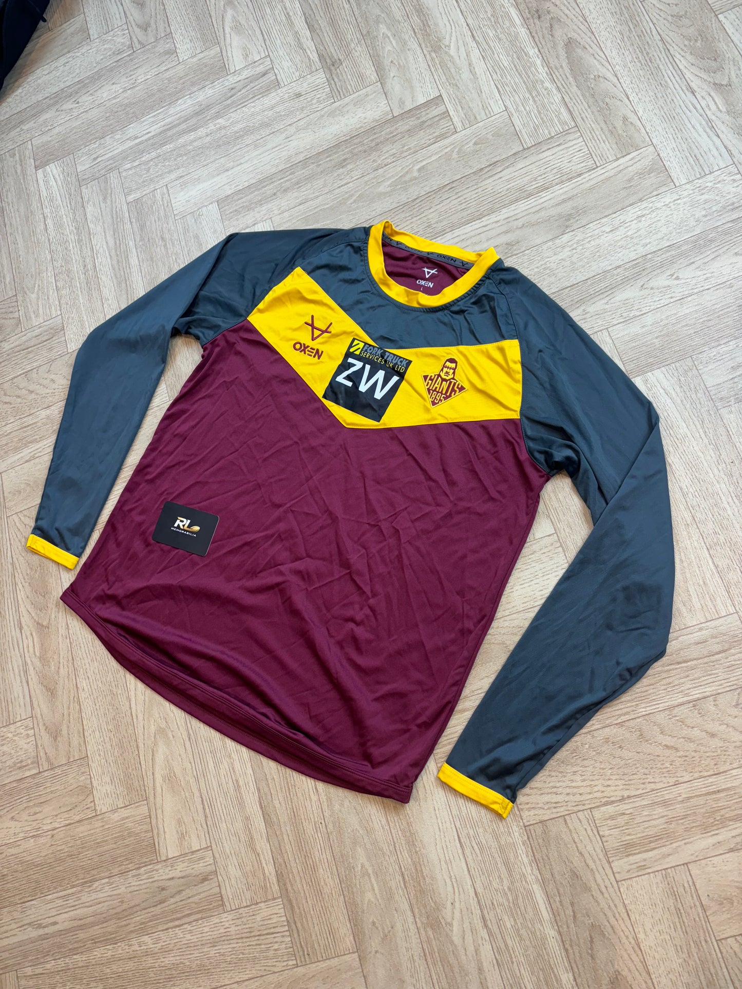 2025 Huddersfield Giants Player long sleeve tee - Zac Woolford