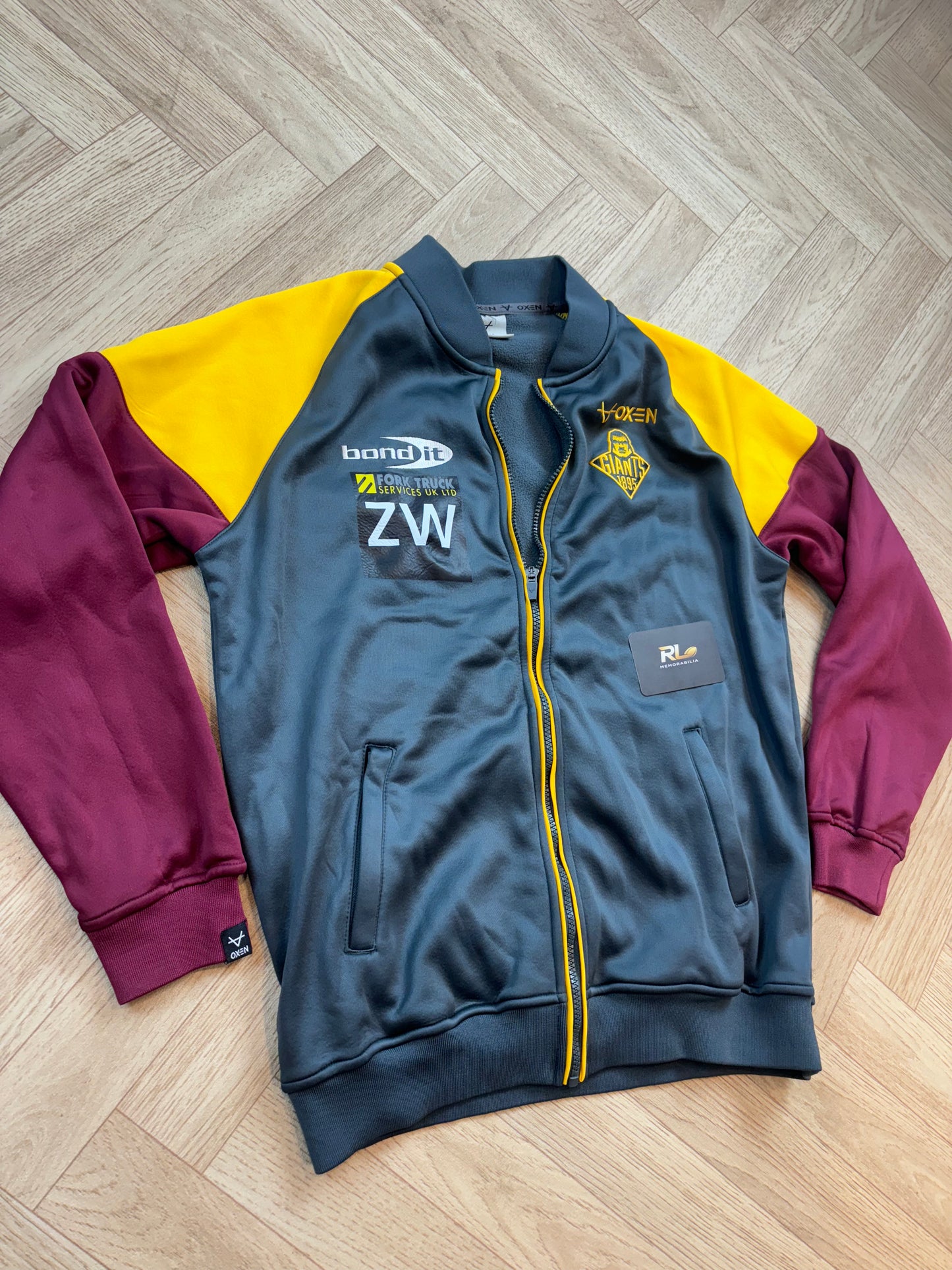 2025 Huddersfield Giants player anthem jacket - Zac Woolford