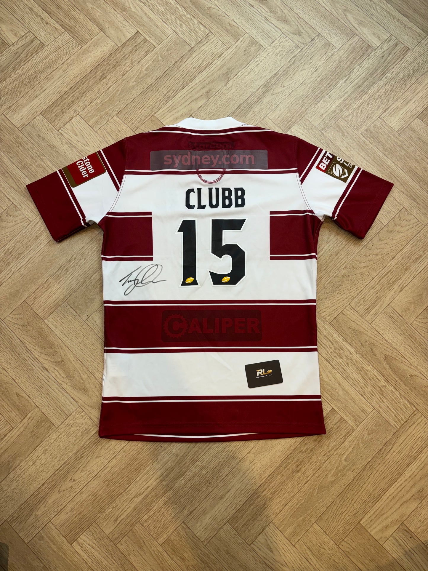 Wigan Warriors 2017 Match Worn Special Edition Jersey - Tony Clubb