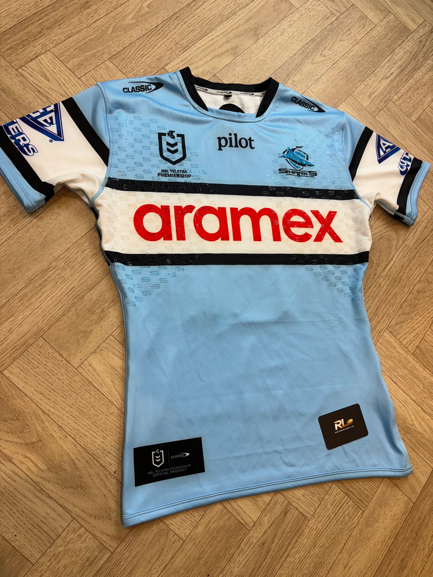 Cronulla Sharks 2025 Match Worn Finals Jersey - Nikora