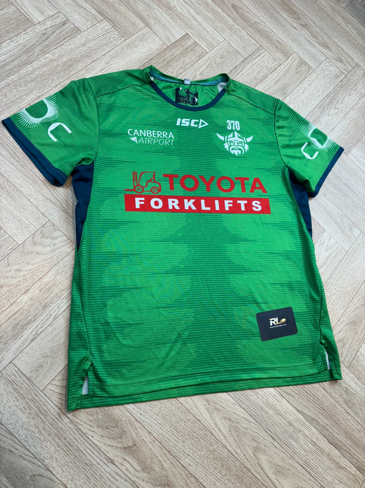 2025 Canberra Raiders Player Worn Training Shirt