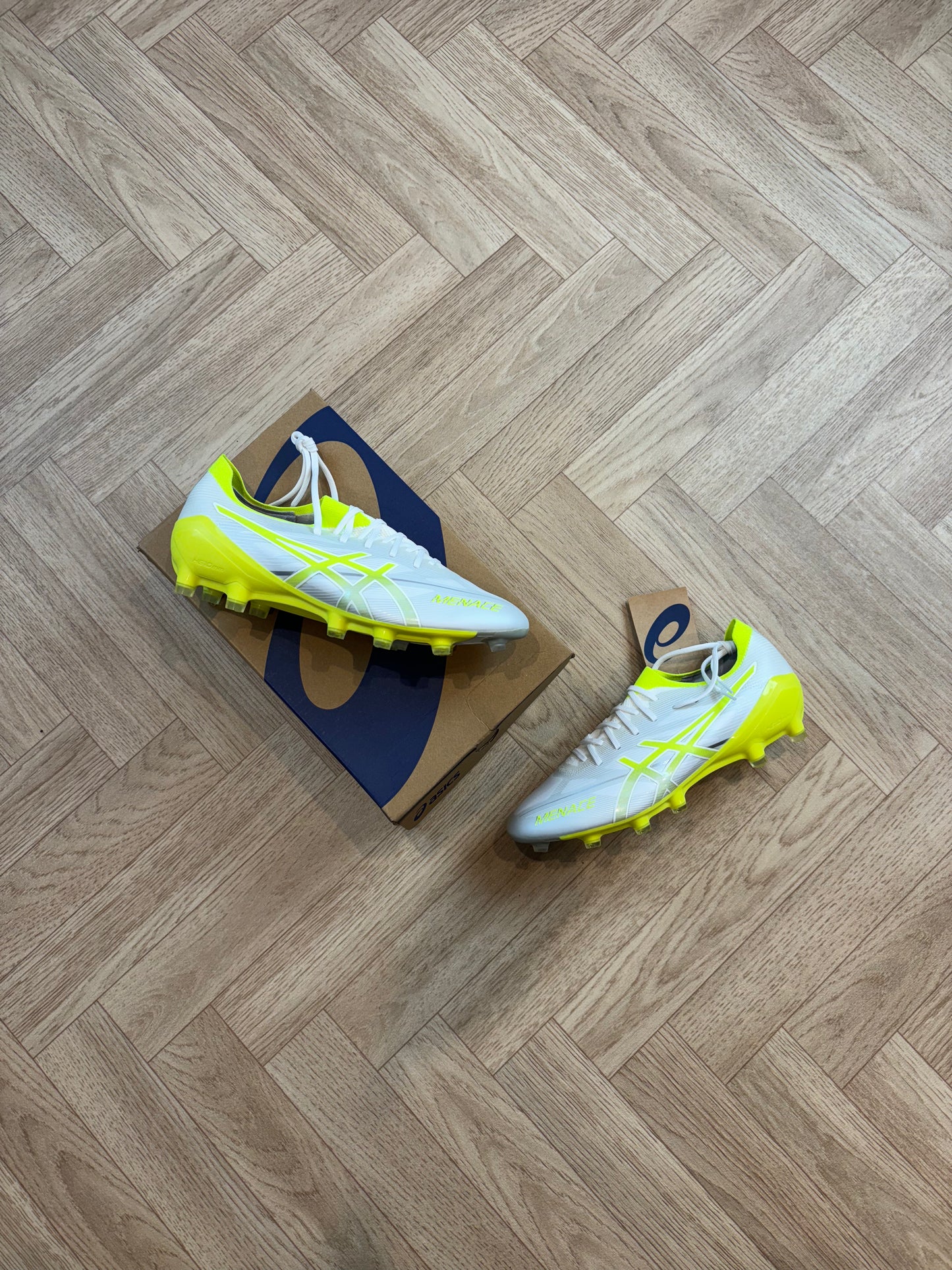ASICS menace 5 - Safety Yellow / White