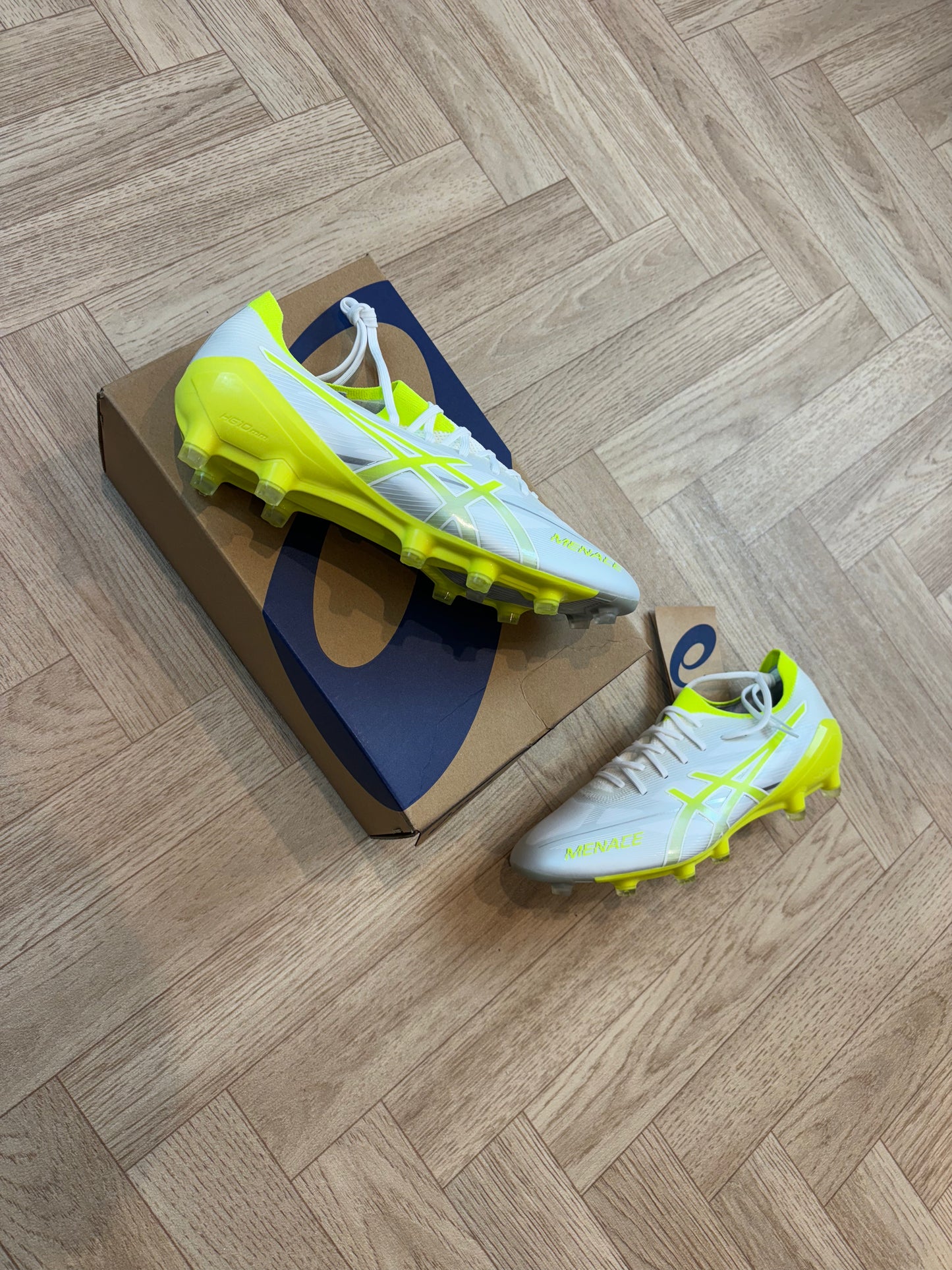 ASICS menace 5 - Safety Yellow / White