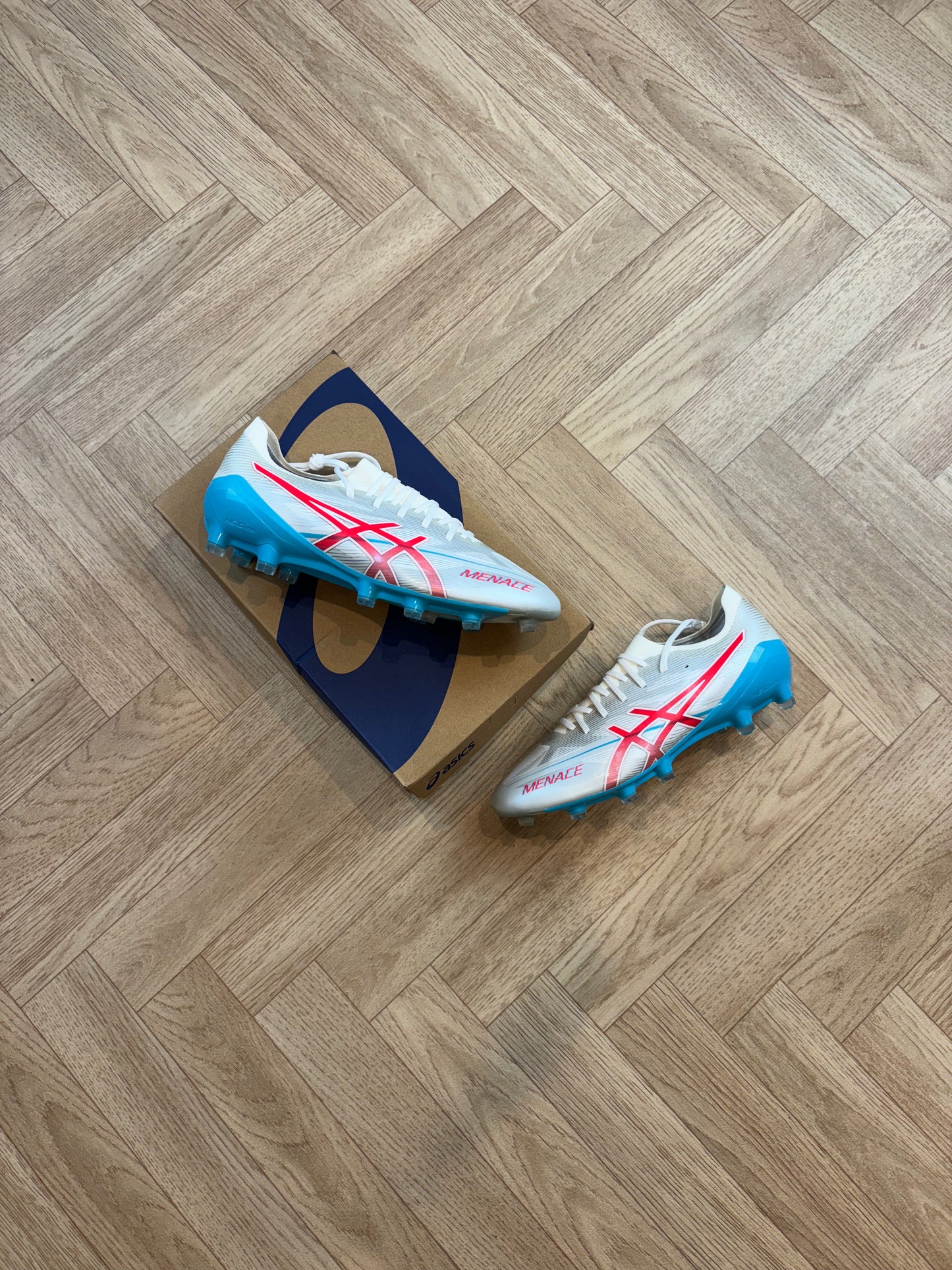 ASICS menace 5 - White/blue/Diva pink