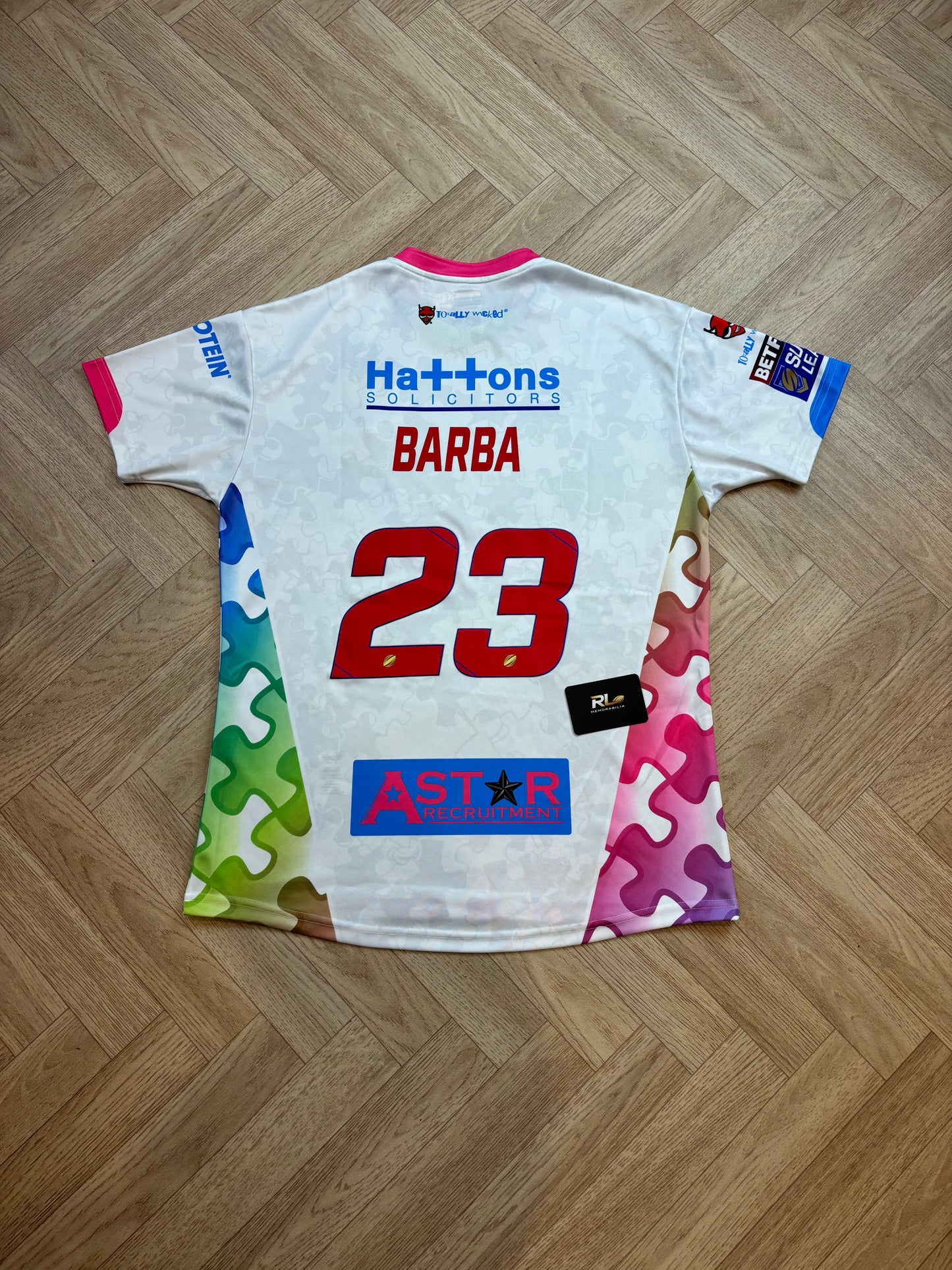 2018 St Helens Magic weekend jersey - 23 BARBA