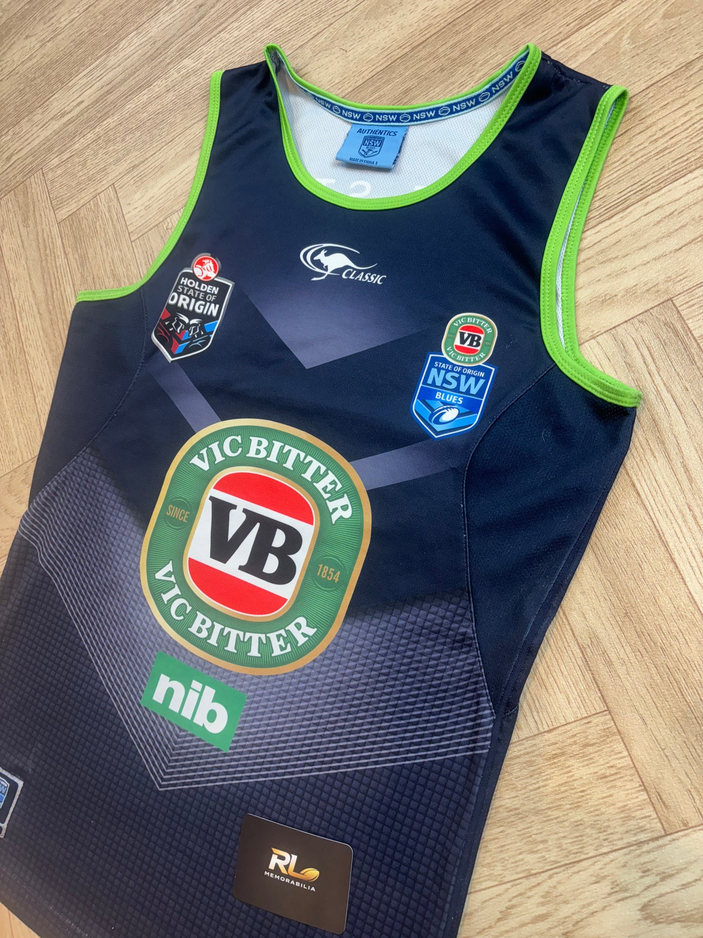 NSW blues training vest 2016