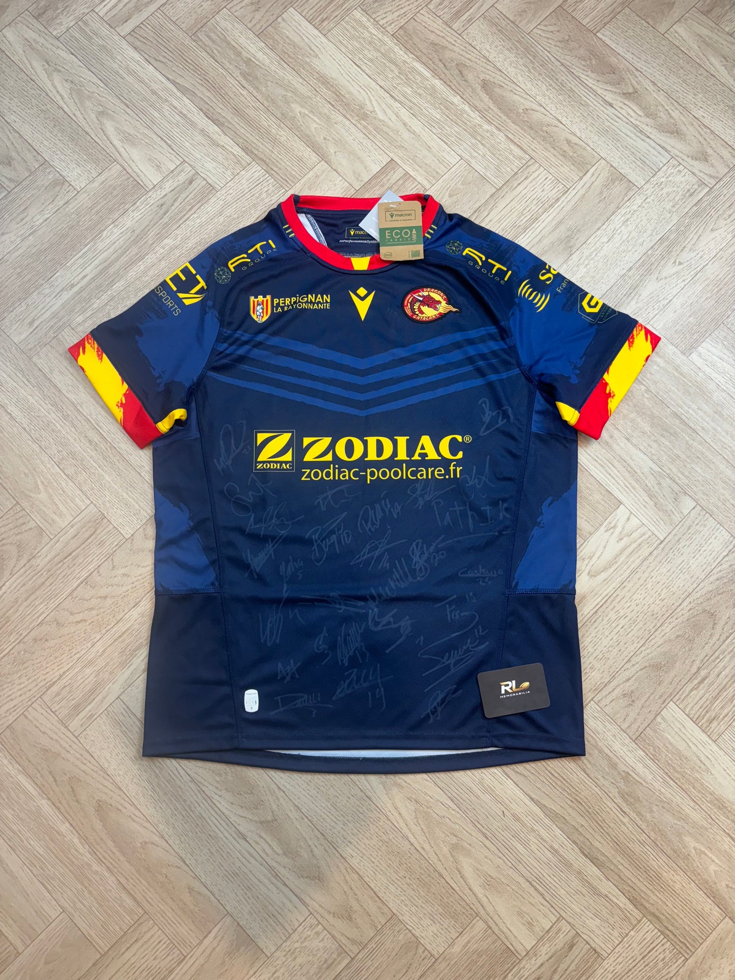 Catalan Dragons 2024 Signed Away Jersey