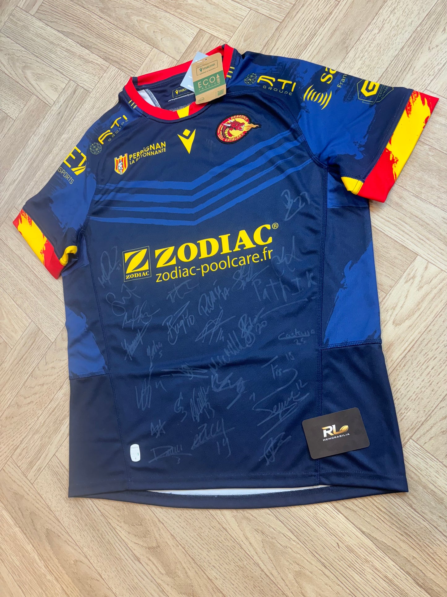 Catalan Dragons 2024 Signed Away Jersey