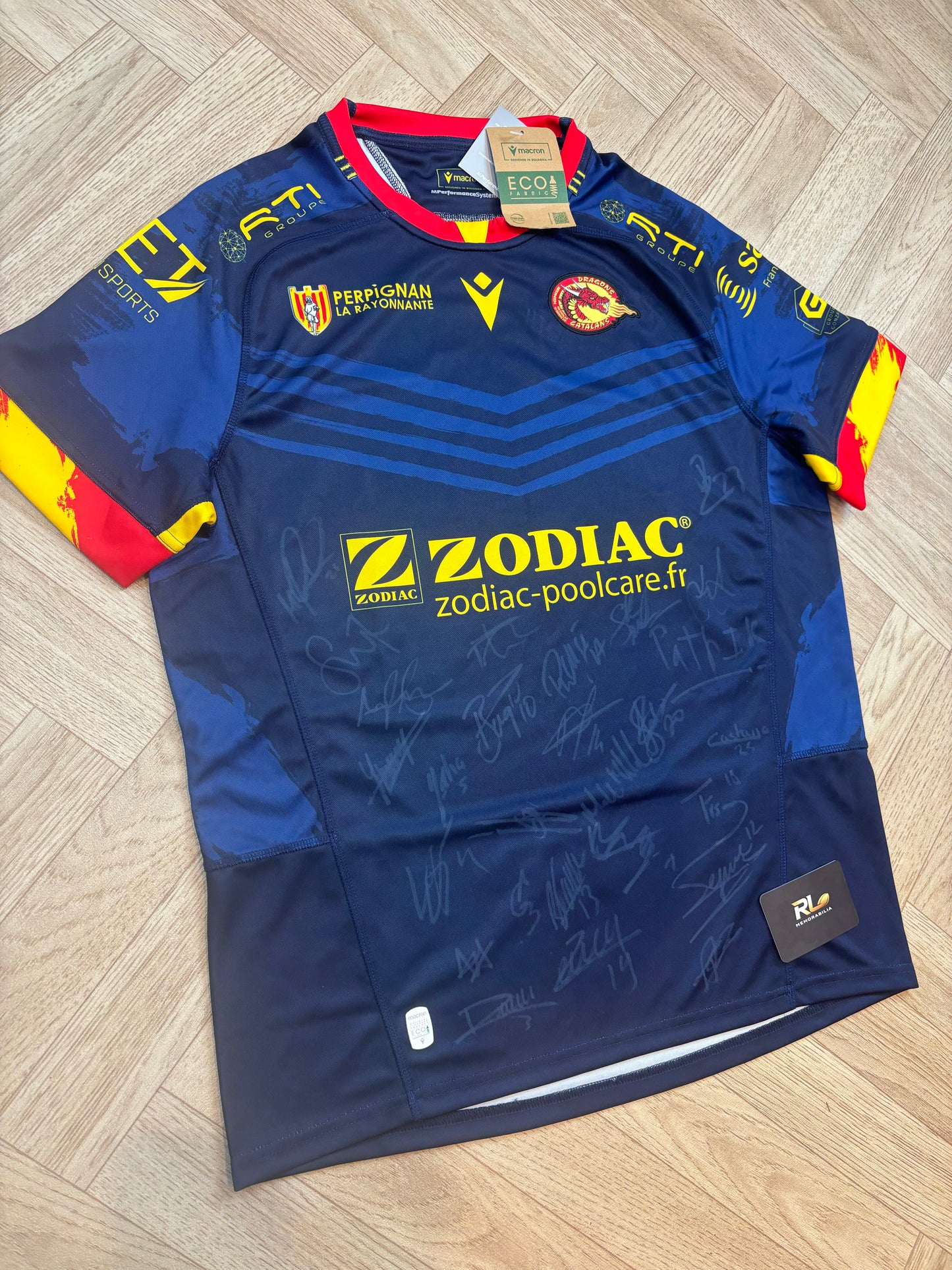 Catalan Dragons 2024 Signed Away Jersey